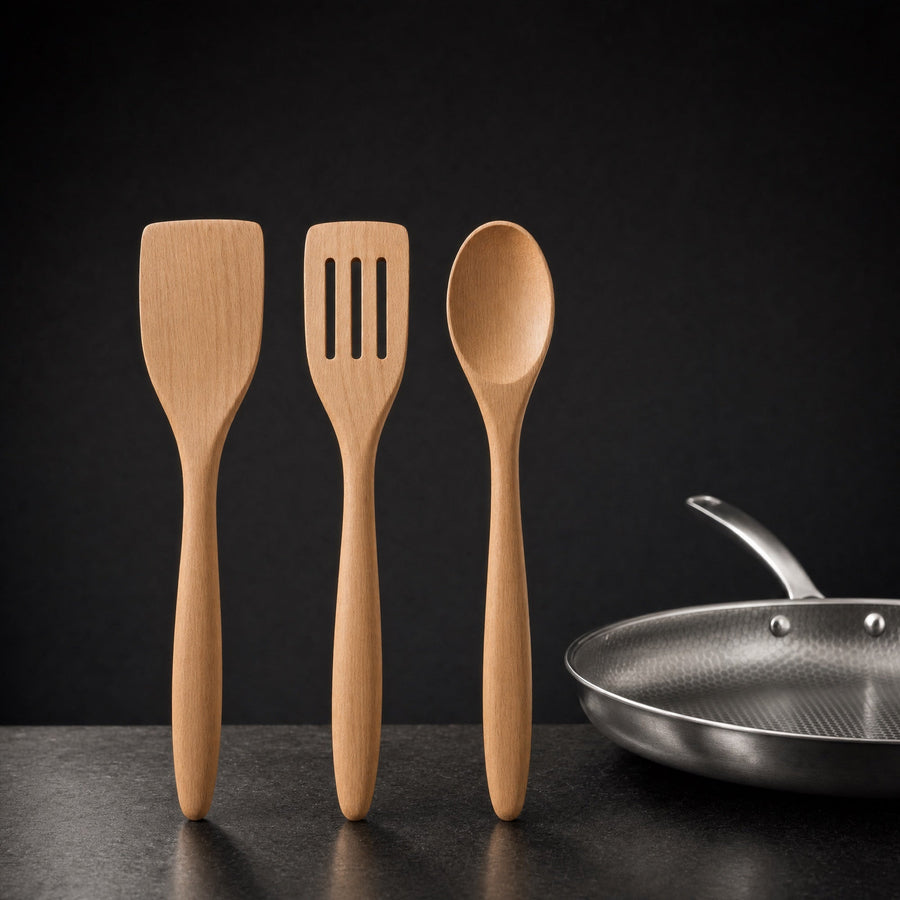 Ahşap Spatula Seti 3 parça